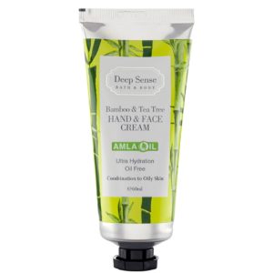 کرم مرطوب کننده دست و صورت درخت چای و بامبو 60میلی لیتر دیپ سنس
