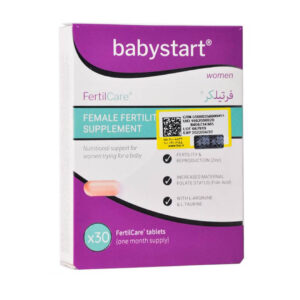 قرص فرتیلکر مناسب بهبود باروری در بانوان 30 عددی بی بی استارت Babystart