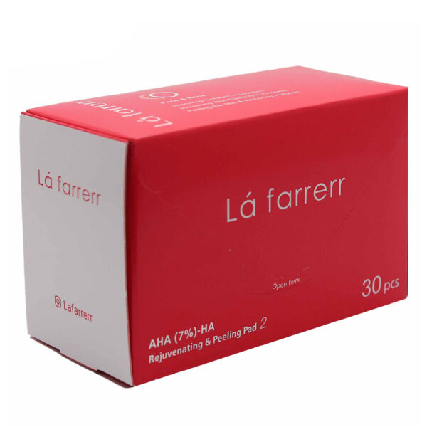 La Farrerr AHA 7% HA Rejuvenating And Peeling Pad 30 Pcs