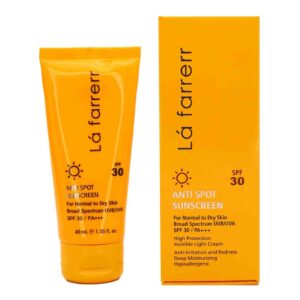 La Farrerr Anti Spot Sunscreen Cream for Normal to Dry Skin (SPF30) 40 ml