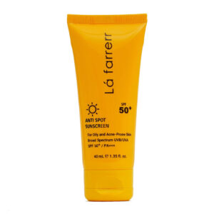 La Farrerr Anti Spot Sunscreen Cream for Oily and Acne Prone Skin (SPF50) 40 ml