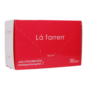 Lafarrerr AHA(10%)- BHA(2%) Clarifying And Peeling pad 30 pcs