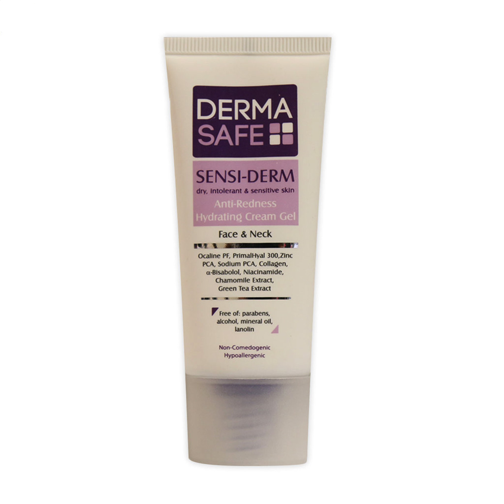 ژل کرم مرطوب کننده پوست های خشک و حساس ۴۰ میلی لیتر درماسیف Derma Safe
