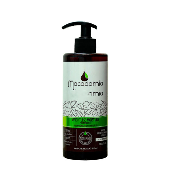 شامپو فاقد سولفات مدل ویتلس مخصوص مو خشک و رنگ شده 500 میلی لیتر ماکادامیا Macadamia