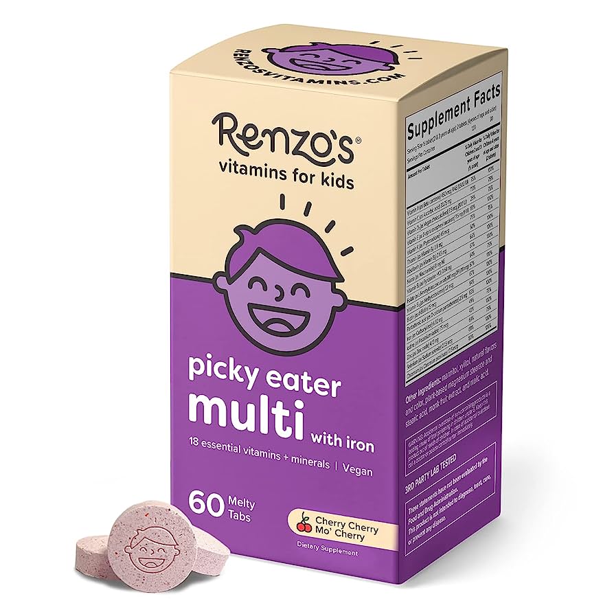 بهترین مولتی ویتامین برای کودکان: Renzo’s Picky Eaters Multivitamin