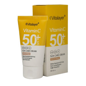 کرم ضد آفتاب SPF50+ حاوی ویتامین سی 40میلی لیتر ویتالیر