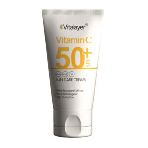کرم ضد آفتاب SPF50+ حاوی ویتامین سی 40 میلی لیتر ویتالیر Vitalayer