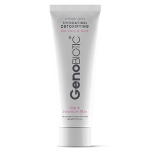 کرم رطوبت رسان و دتوکسیفای صورت و گردن پوست خشک و حساس 50 میلی لیتر ژنوبایوتیک