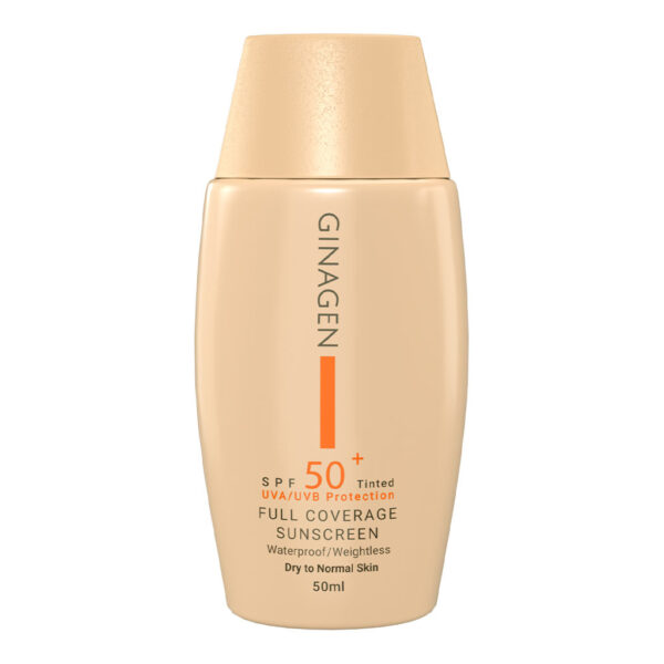 Ginagen Tinted Sunscreen For Dry Skin SPF50