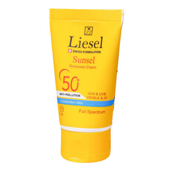 Liesel Sunsel Combination Skin Sunscreen Cream SPF50, T1 Fair, 40 ml