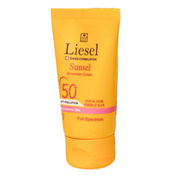 Liesel Sunsel Dry And Normal Skin Sunscreen Cream SPF50,T1, 40 ml