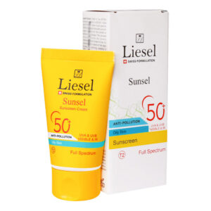 Liesel Sunsel Oily Skin Sunscreen Cream SPF50,T1 Fire, 40 ml