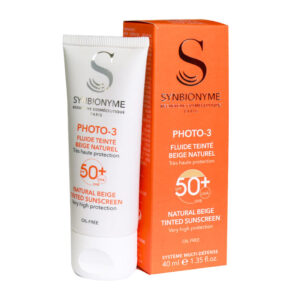 کرم ضد آفتاب فتو3 +SPF50 فاقد چربی پوست حساس حجم40 میلی لیتر سین بیونیم