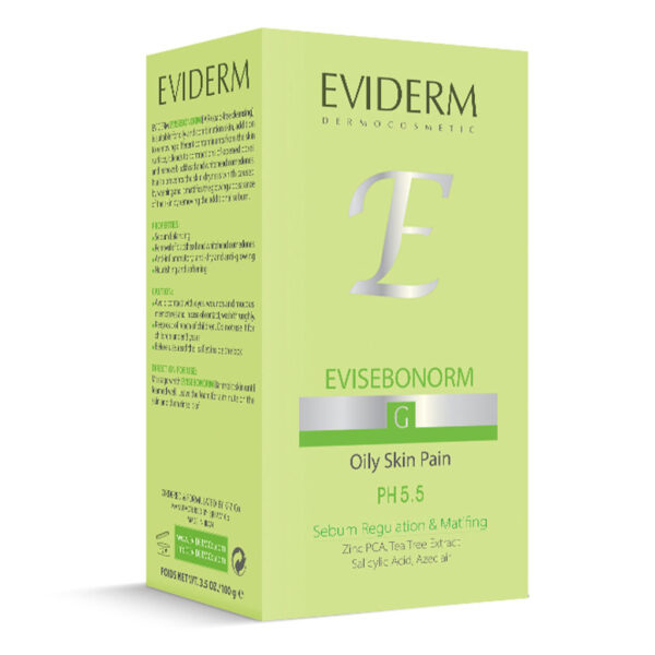 Eviderm Evisebonorm Oily Skin Pain 100 Gr