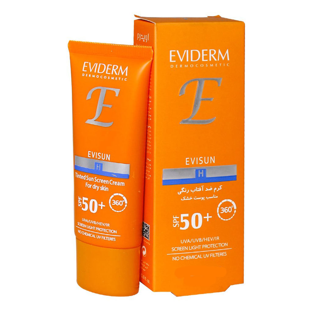 Eviderm Evisun Tinted Sun Sunscreen Cream For Oily Skin 40 Ml