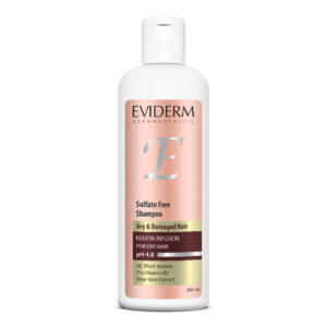 Eviderm Sulfate Free Keratin Infusion Shampoo For Dry & Damaged Hair 200
