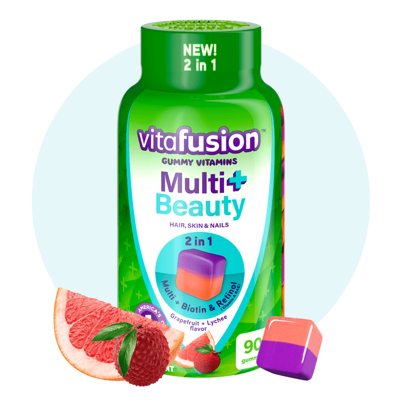 مکمل Vitafusion Multivitamin Plus Beauty