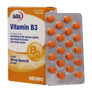 قرص ویتامین B3 حجم 250میلی گرم یوروویتال