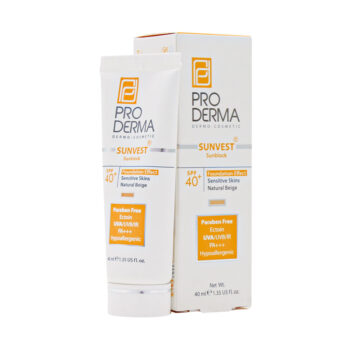 ProDerma Sunvest Sunblock SPF40⁺ Foundation Effect Sensitive Skin 40 ml