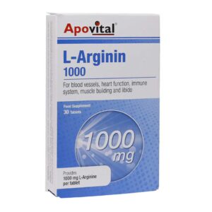 قرص ال آرژنین 1000 میلی گرم 30 عدد آپوویتال Apovital