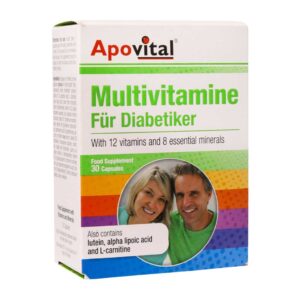کپسول مولتی ویتامین افراد دیابتی30 عدد آپوویتال Apovital