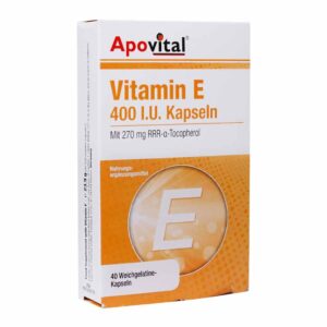 کپسول ژلاتینی نرم ویتامین E 400 واحد40 عدد آپوویتال Apovital