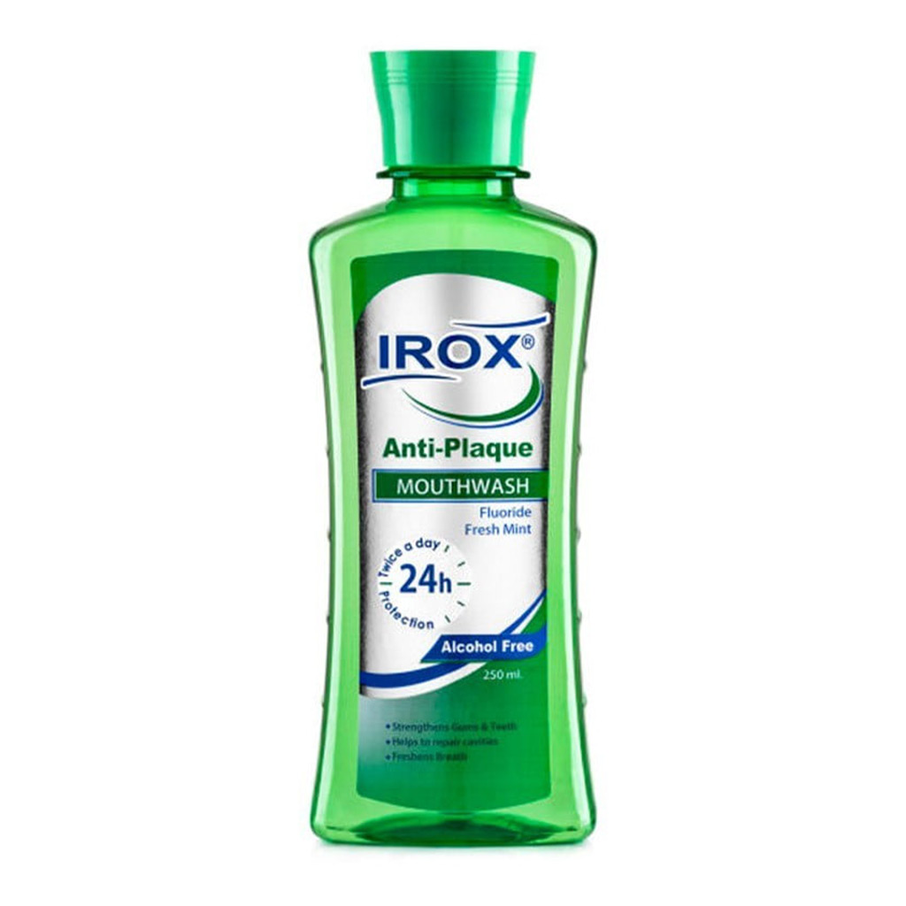 دهان شویه آنتی پلاک 250 میلی لیتر ایروکس irox