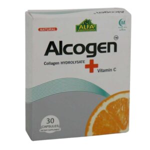 کپسول آلکوژن با ویتامین C تعداد 30 عددی آلفا ویتامینز Alfa Vitamins