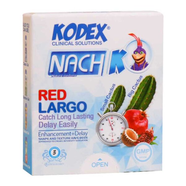 کاندوم تاخیری مدل کاکتوس قرمز3 عددی ناچ کدکس Nach Kodex