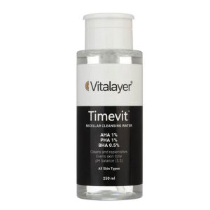 محلول پاک کننده آرایش تایم ویت 250 میلی لیتر ویتالیر Vitalayer