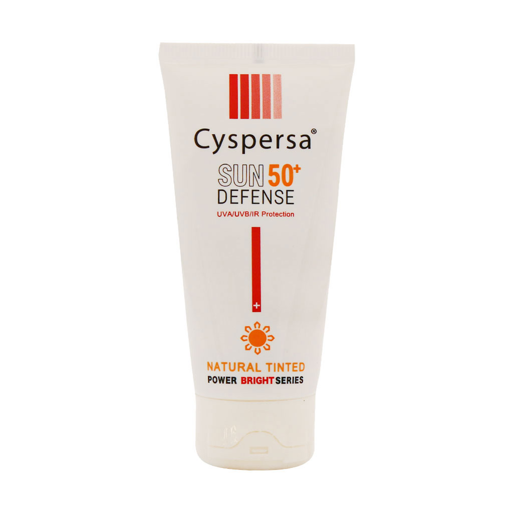 کرم ضد آفتاب رنگی SPF50 روشن کننده50 میلی لیتر سیسپرسا Cyspersa
