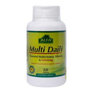 کپسول مولتی دیلی 60 عددی آلفا ویتامینز Alfa Vitamins