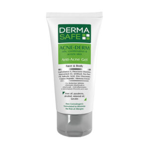 ژل آنتی آکنه پوست های چرب، مختلط و دارای آکنه ۷۵ میلی لیتر درماسیف Derma Safe