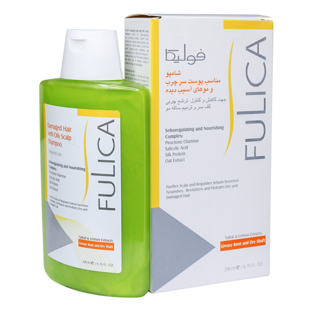 Fulica Damaged Hair With Oily Scalp Shampoo 200 ml