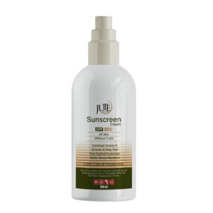 کرم ضد آفتاب پمپی SPF 50 بی رنگ 100 میلی لیتر ژوت JUTE