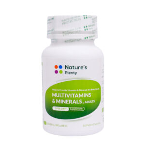 کپسول مولتی ویتامین مینرال مخصوص بزرگسالان 60 عدد نیچرز پلنتی Natures Plenty