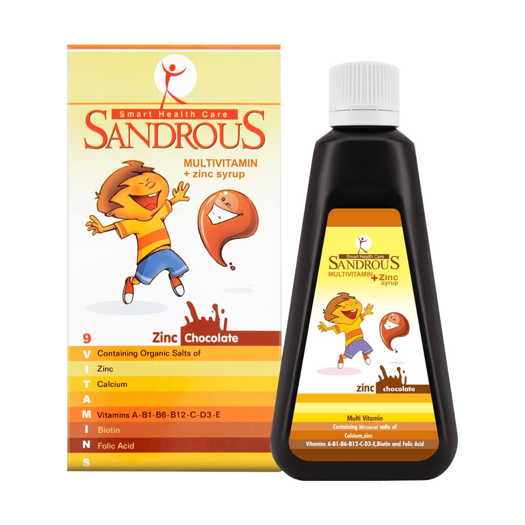 شربت مولتی‌ویتامین پلاس زینک سندروس