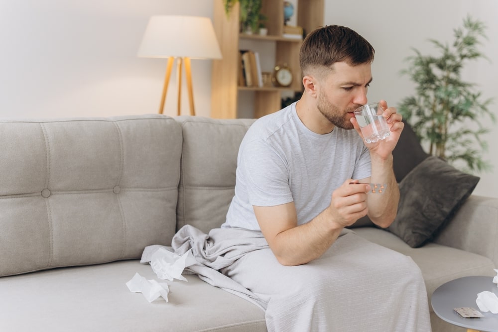 درمان آنفولانزا در خانه