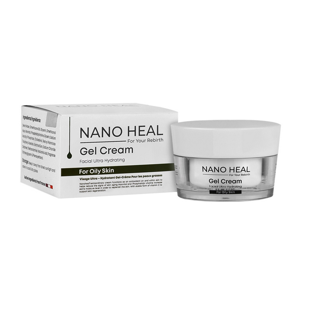 ژل کرم آبرسان کاسه ای پوست چرب50 میلی لیتر نانوهیل Nano Heal