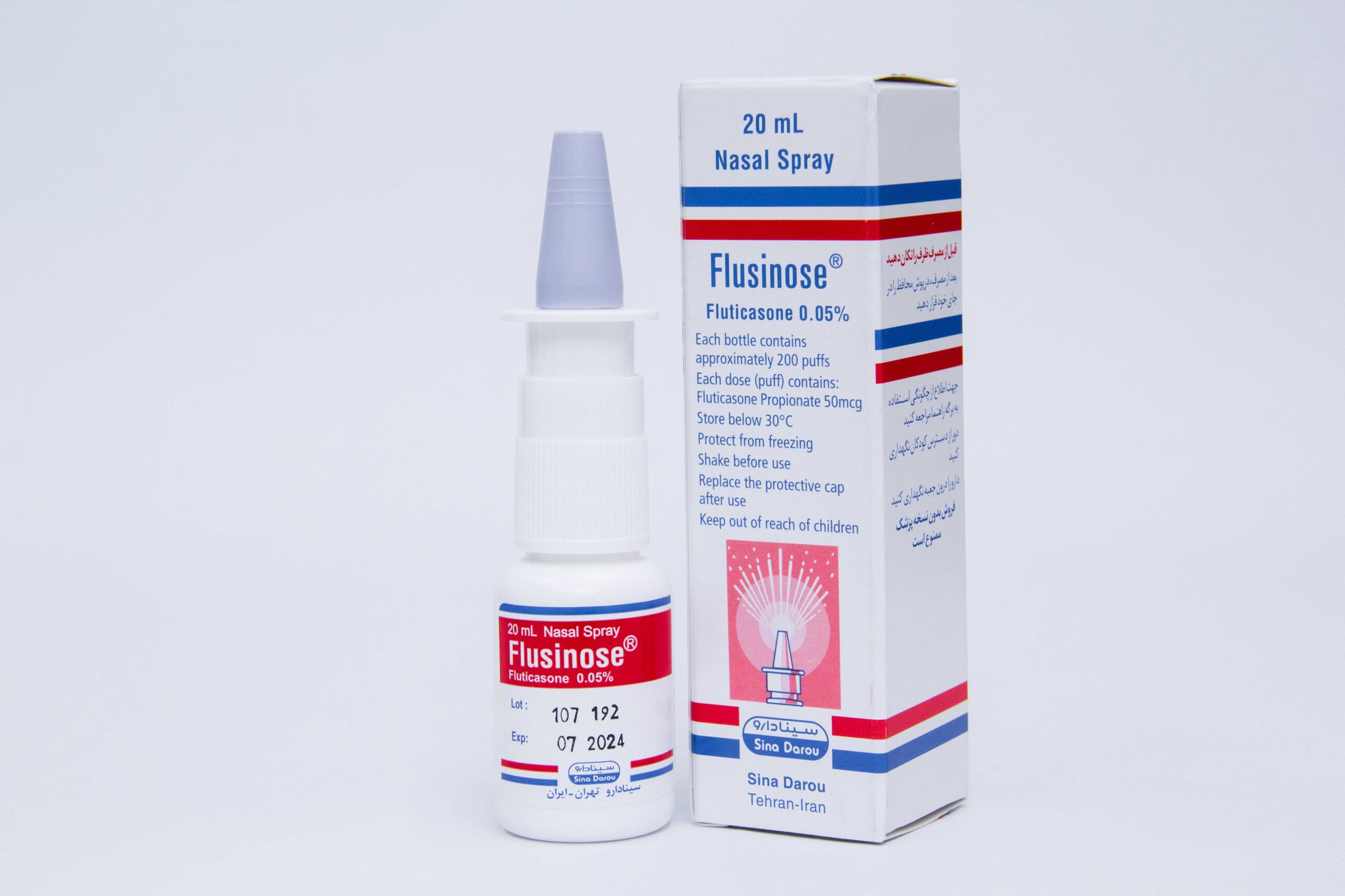 آشنایی با اسپری بینی فلوتیکازون