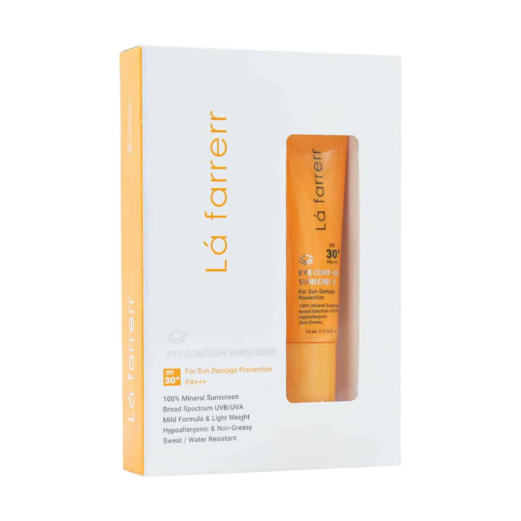 کرم ضدآفتاب دور چشم spf30 بی رنگ 20 گرم لافارر La farrerr