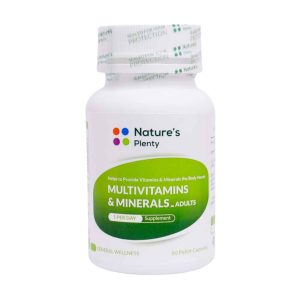 کپسول مولتی ویتامین مینرال بزرگسالان 30 عدد نیچرز پلنتی Natures Plenty