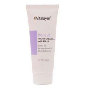 کرم مرطوب کننده دست SPF25 بادی ویت 75 میلی لیتر ویتالیر Vitalayer