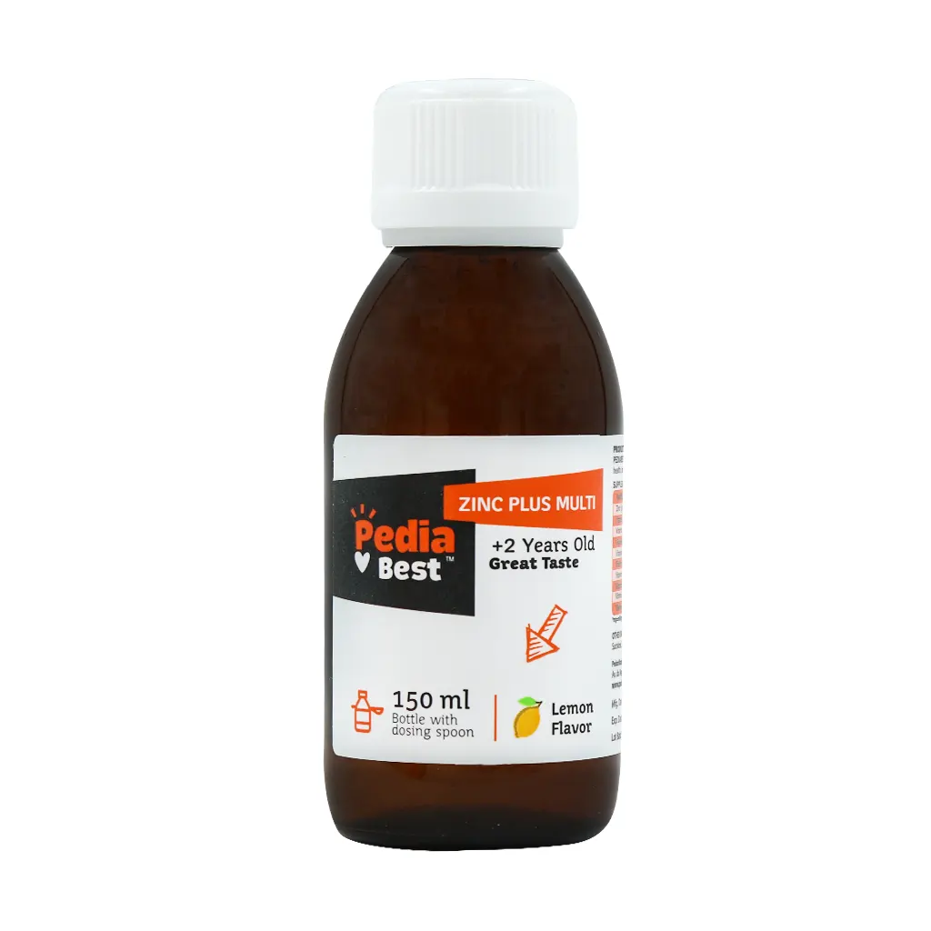 شربت زینک پلاس مولتی کودکان 150 میلی لیتر پدیابست Pedia Best