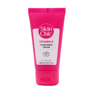 کرم ضد آفتاب SPF50 ویتامین ای انواع پوست 50 میلی لیتر اسکین شیک Skin Chic