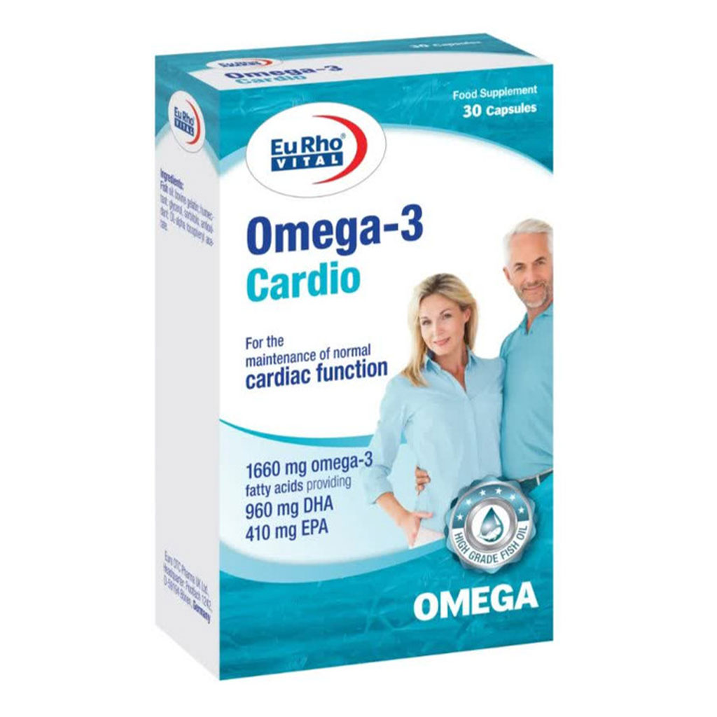 امگا 3 کاردیو یوروویتال 30 عددی
