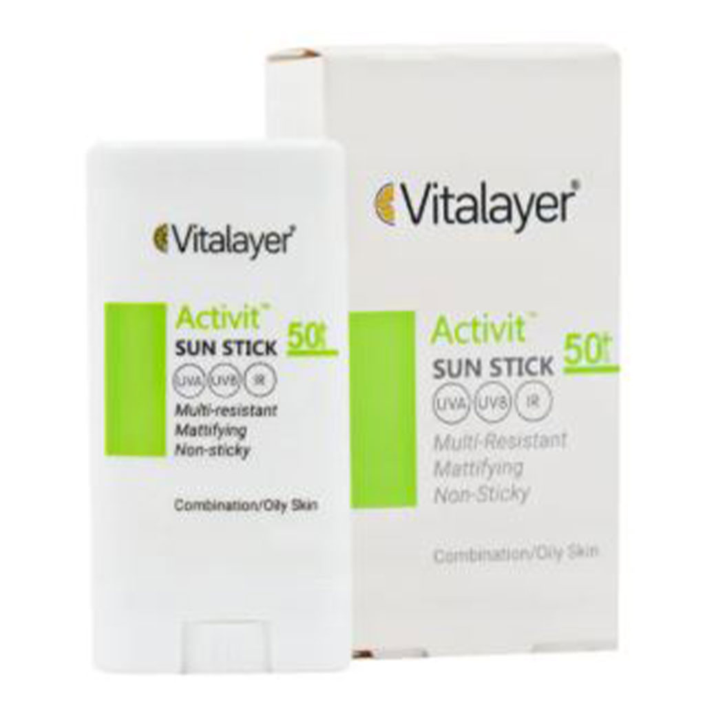 ضد آفتاب استیکی اکتی ویت SPF50 حجم 15 گرم ویتالیر Vitalayer - Image 2