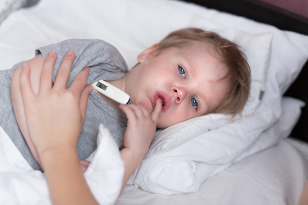 تب در کودکان 2 تا 4 ساله