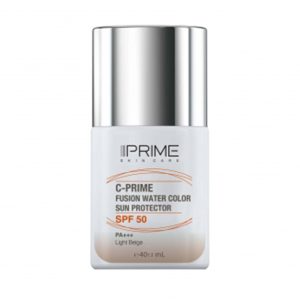 فلویید ضد آفتاب رنگی SPF50 فیوژن واتر ويتامين C بژ روشن 40 میلی لیتر پرايم PRIME
