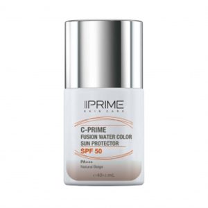 فلویید ضد آفتاب رنگی SPF50 فیوژن واتر ويتامين C بژ طبيعی پرايم PRIME